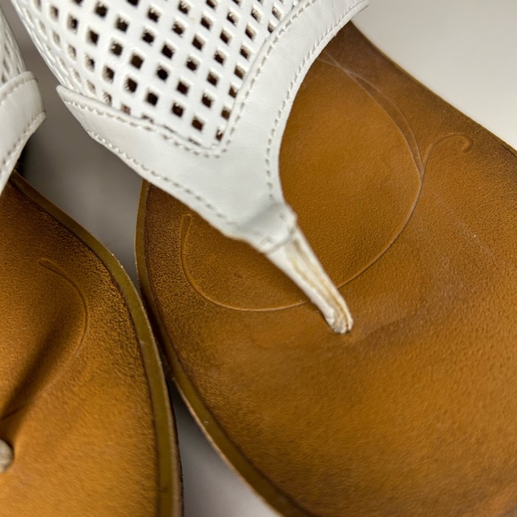 Clark’s Collection Platform Open Toe Wedge Sandal Size 8.5 - Picture 9 of 13